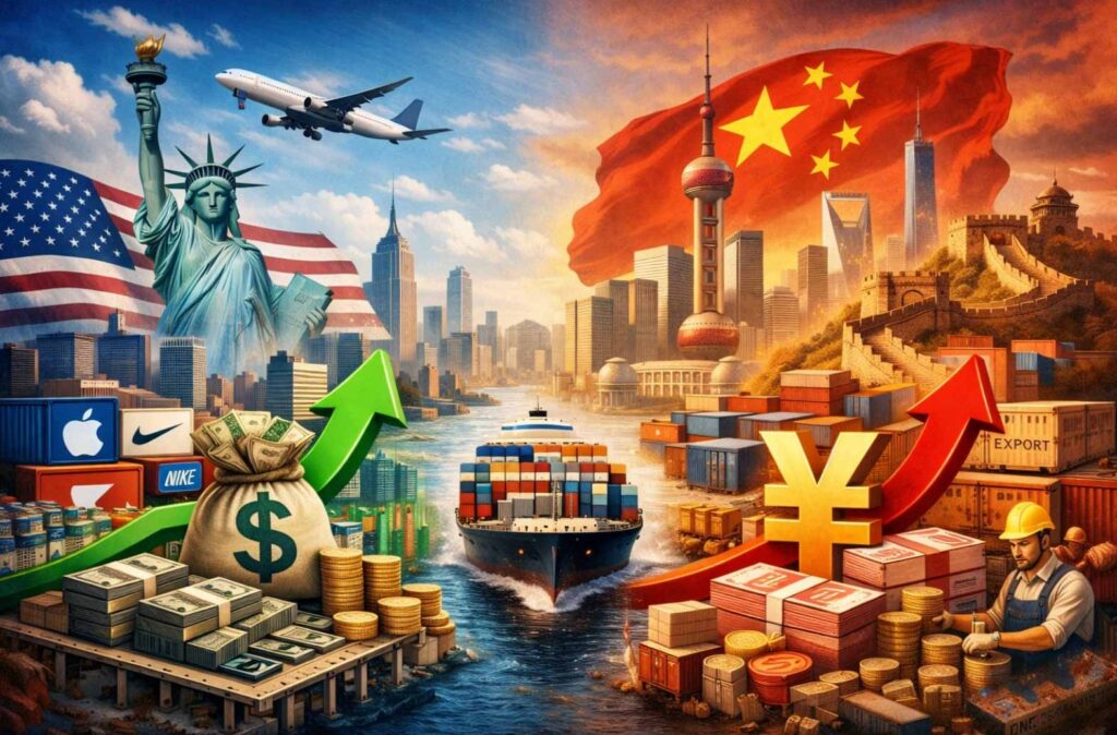 Surplus in China, Profits in America: The Uneven Rewards of U.S.–China Trade